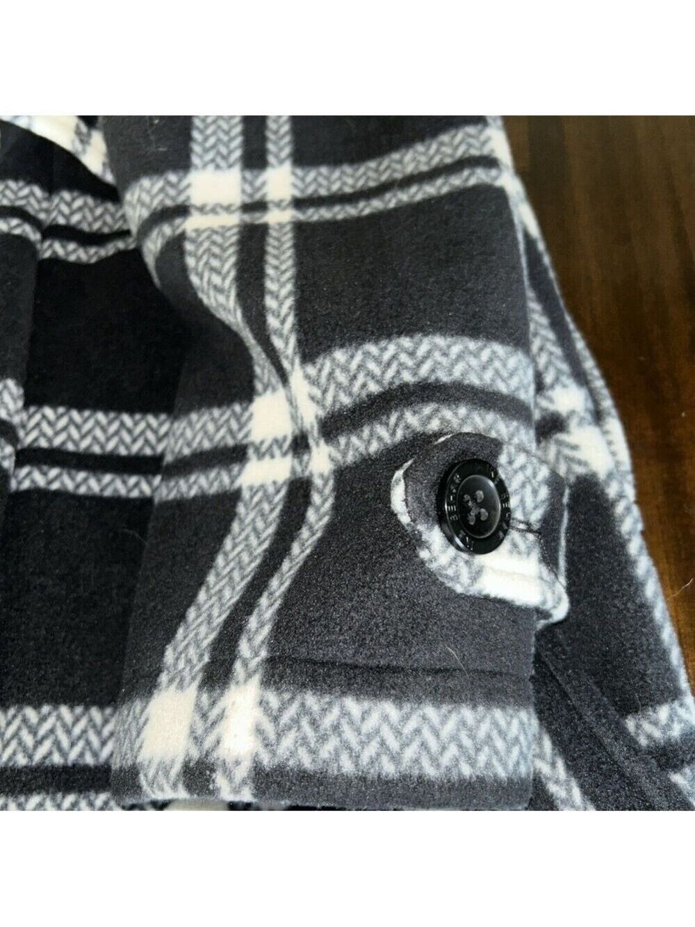 Ike Behar Women’s coat extra large black andwhite - Picture 6 of 7